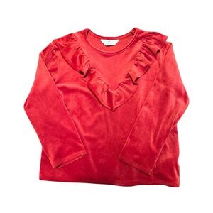 Girls Red Velvet 2 Piece Set